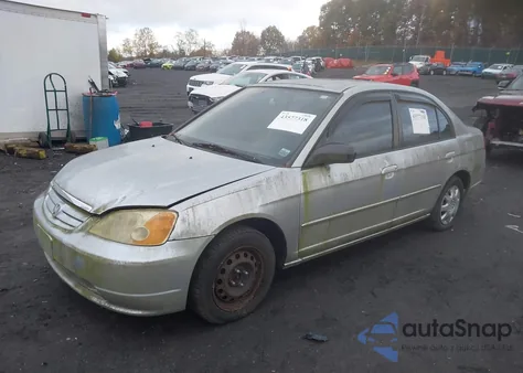 2003 Honda Civic Lx from USA, damaged, VIN 2HGES16593H513046